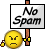 no spam..
